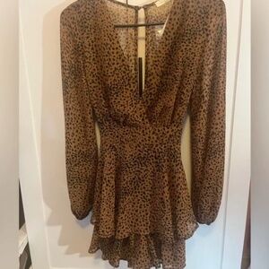 ILLA ILLA Cheetah Print Romper